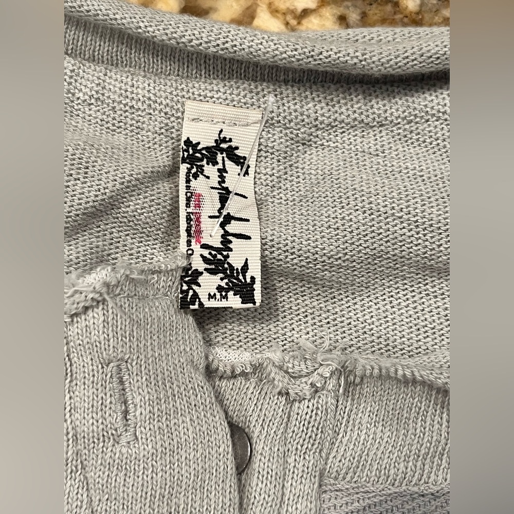 NWOT Free People Organic Cotton Oversized Pullover - Picture 14 of 15
